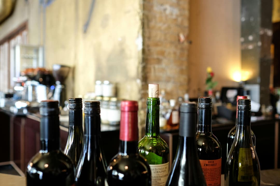Bouteilles de vin